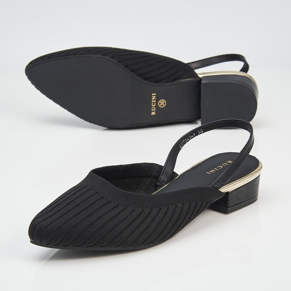 RUCINI Ladies Slide On Low Heels RLSH-LS7043