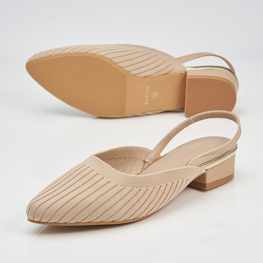 RUCINI Ladies Slide On Low Heels RLSH-LS7043