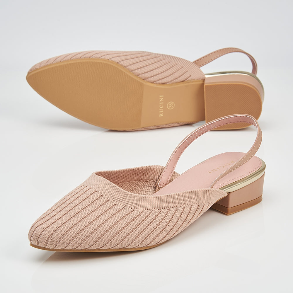 RUCINI Ladies Slide On Low Heels RLSH-LS7043