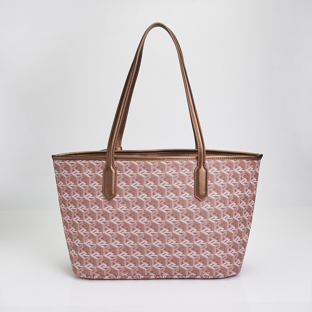 RUCINI Ladies Classic Monogram 2-in-1 Tote Bag Set RHC-HB1176
