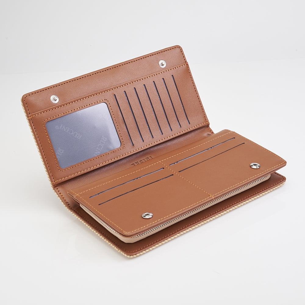 RUCINI Ladies Long Bi-Fold Wallet RLWL-LW047