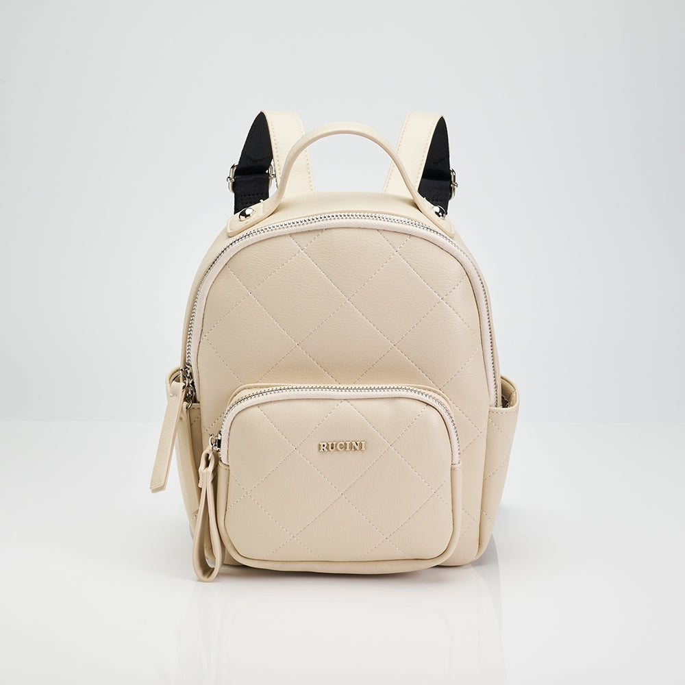 RUCINI Ladies Ivory Backpack RHB-HB1165